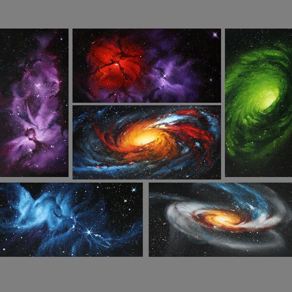 2x4 » Magnet Space Outer Space Nebula Galaxy Deep Space Art Print Refrigerator Thin Flat Rectangular Magnet Stocking Stuffers