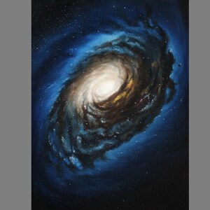 Art PRINT - Black Eye Galaxy Blue Stars Starry Nebula - ruimte astronomie kunst aan de muur - Kies grootte 4 x 6&quot; 5 x 7&quot; 8 x 10&quot; 12 x 16&quot; PRINTS