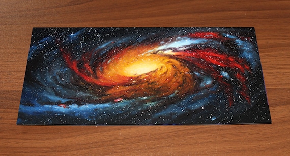 油絵 絵画 宇宙 『プレアデス星団』 星 銀河 F10号