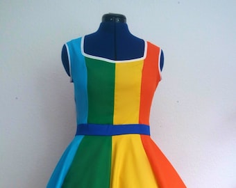 Regenbogen Kleid