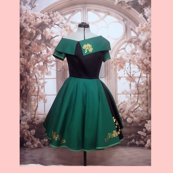 Kleeblatt Kleid / St. Patricks Kleid