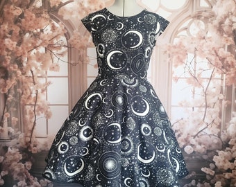 Midnight Dress Handmade Velvet Navy Blue Tulle Beaded Embellished Dress -  Etsy