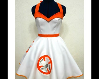 Dress "Droid" with circle skirt