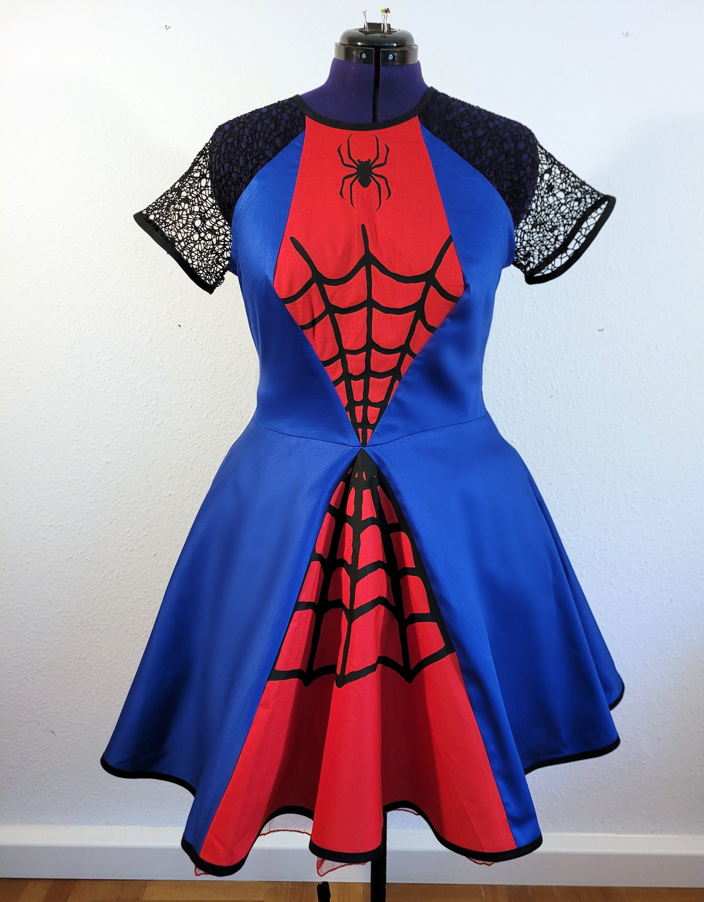Meisje spiderman jurkje Etsy Nederland
