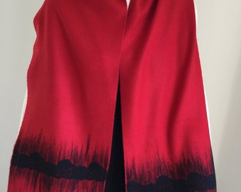 Women shawl, Red shawl, red scarf for women