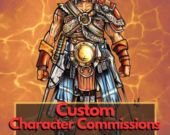 Custom D&D/RPG/Fantasy Character Design Commissions