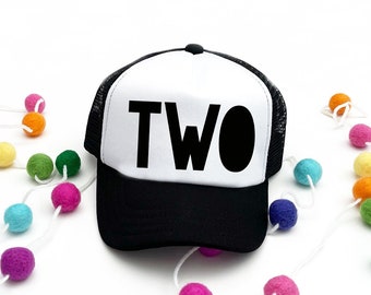 Boys 2nd Birthday Trucker Hat - Toddler Snapback