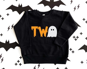 Halloween 2nd Birthday Shirt - Ghost Birthday Shirt - Halloween Shirt - 2nd Birthday