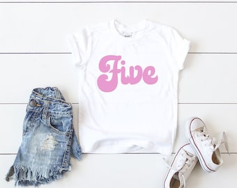Girls 5th Birthday Shirt - Girls 5th Birthday Outfit - Girls Fifth Birthday - Fifth Birthday Shirt - Fifth Birthday - Birthday Girl Shirt