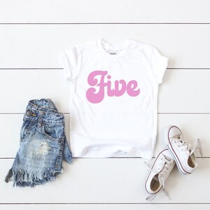 Girls 5th Birthday Shirt Girls 5th Birthday Outfit Girls Fifth Birthday Fifth Birthday Shirt Fifth Birthday Birthday Girl Shirt image 1