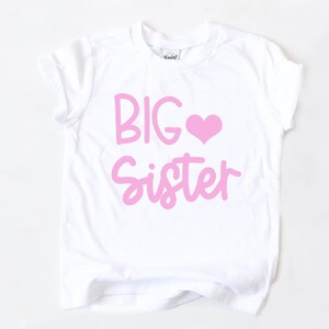 Big Sister Shirt | Big Sister Gift |  Sibling Pregnancy Announcement | Big Sis | Baby Announcement | Big Sister Tshirt