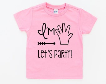 Fifth Birthday Shirt Girl |  5th Birthday Outfit Girls |  Fifth Birthday Outfit Girl | 5th Birthday Shirt