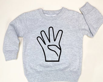 Fourth Birthday Shirt | 4th Birthday Shirt Boy | 4th Birthday Outfit | Birthday Sweatshirt