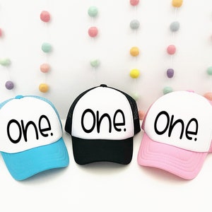 First Birthday Hat Boy - 1st Birthday Hat - Boys First Birthday - Birthday Hat - Kids Trucker Hat - 1st Birthday Hat Boy - Birthday Gift