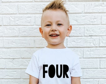 Fourth Birthday Shirt Boy: Personalized 4th Birthday T-Shirt