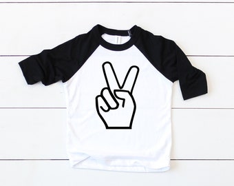 Two Birthday Shirt Boy: 2nd Birthday Raglan Tee
