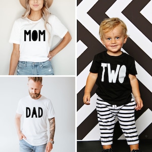 Two Birthday Shirt Boys 2nd Birthday Matching Family Shirts Birthday Mom Two Shirt Boy image 1