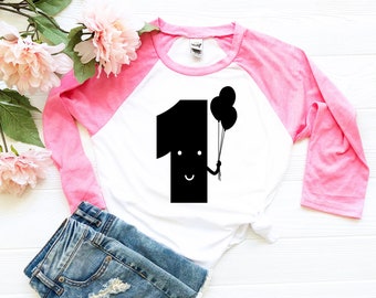 Girls First Birthday Shirt - First Birthday Outfit Girl - First Birthday Girl - 1st Birthday Girl Outfit - Cake Smash Outfit - One