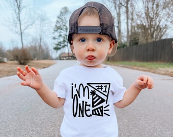 Boys 1st Birthday Shirt | One Year Old Gift | Boys First Birthday Celebration Tee