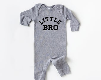 Little Brother Shirt | Little Bro Baby Announcement Romper | New Brother | Siblings
