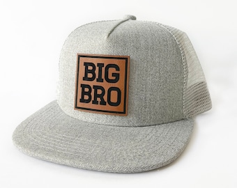 Big Brother Shirt | Kids Hat Custom | Big Bro Gift Announcement | Super Big Brother | Infant Baby Toddler Youth Snapback