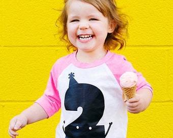 Girls 2nd Birthday Shirt – Two Year Old Outfit