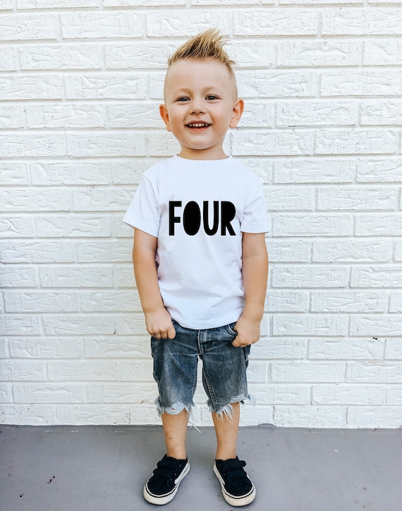 Fourth Birthday Shirt Boy: Personalized 4th Birthday T-Shirt