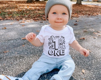 First Birthday Shirt | 1st Birthday Shirt | One Birthday Shirt | First Birthday Boy