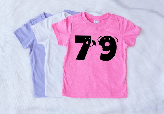 7 ate 9 Apparel Girls Winter Unicorn Red Baseball Tee