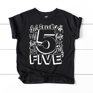 Fifth Birthday Shirt Boy | Birthday Boy Shirt | 5th Birthday Shirt