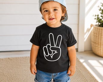 2nd Birthday Shirt for Boy or Girl, Personalized Two Year Old Birthday Outfit, Custom Name Toddler Tee