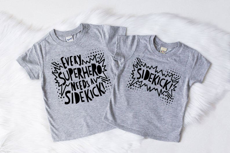 big brother little brother superhero shirts