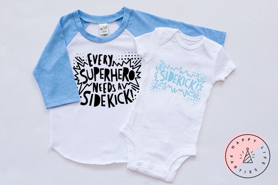 big brother little brother superhero shirts