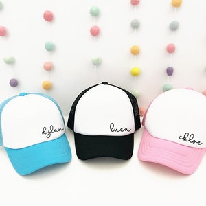 Kids Snapback Hat - Trucker Hat - Custom Baby Hat - Baby Boy Hat - Girls Hat - Kids Gift