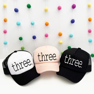 3rd Birthday Outfit - Third Birthday Hat - Three Hat - 3rd Birthday Party