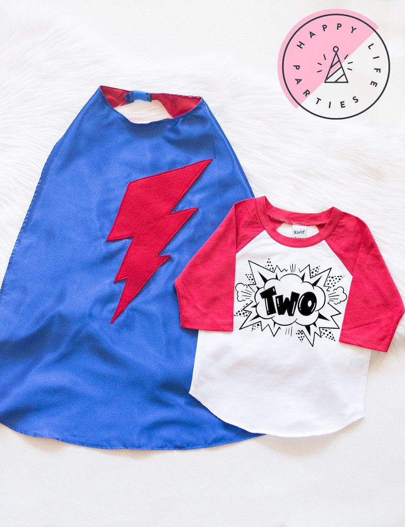 Superhero Two Superhero Birthday Shirt- Superhero Shirt 2nd Birthday Shirt Boy 2nd Birthday Shirt Boy Boys 2nd Birthday Two Shirt