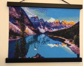 Finished Diamond Painting - Mountain River