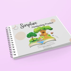 Scripture Handwriting Practice - Kindergarten