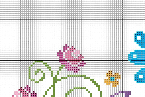 Birthday Cross Stitch Pattern PDF Chart Instant Download Happy Birthday ...