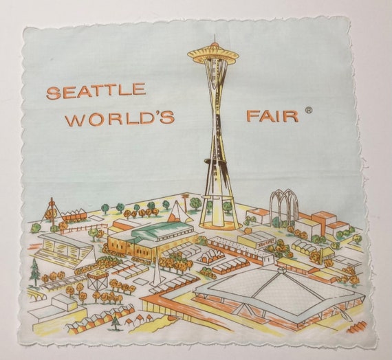 Vintage Unused Seattle World's Fair Exposition Ha… - image 1