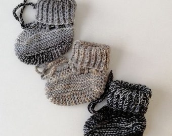 Babysocken gestrickt Wollmischung