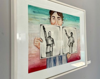 Mixed Media Political Wall Art