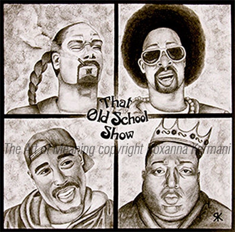 Old School Rappers Wall Art Poster Etsy Old school rappers wall art poster etsy