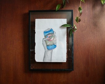 United Juice Wall Art Float Frame