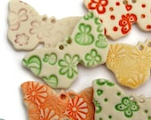 Butterfly Buttons - Unique Sewing Button - Handmade Button - Craft Button - Scrapbook Embellishment - Butterfly Crafts Price per button