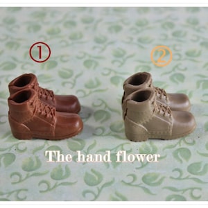 Blythe military boots Ankle boots/mountain sportswear fit  Blythe/Licca doll Shoes.