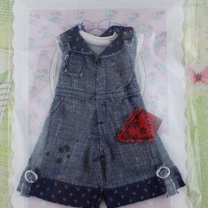 Blythe Tie waist wide leg jumpsuit, Blythe clothing, Blythe outfit,Blythe doll