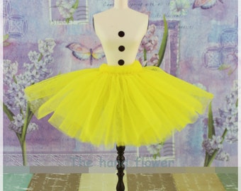 Blythe,Pullip Tulle Ballet skirt, Mini Skirt Tutu, Blythe clothes, Blythe outfit,