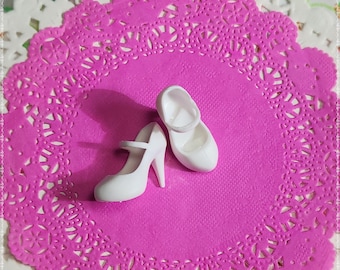 White Mary Jane Pumps Platform Ankle Strap Dolls Shoes