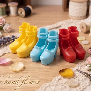 1/6 Scale Ankle Strap High Heel Shoes for 12" Neo Blythe & Azone Pure Neemo (S) - Colorful Platform Doll Footwear